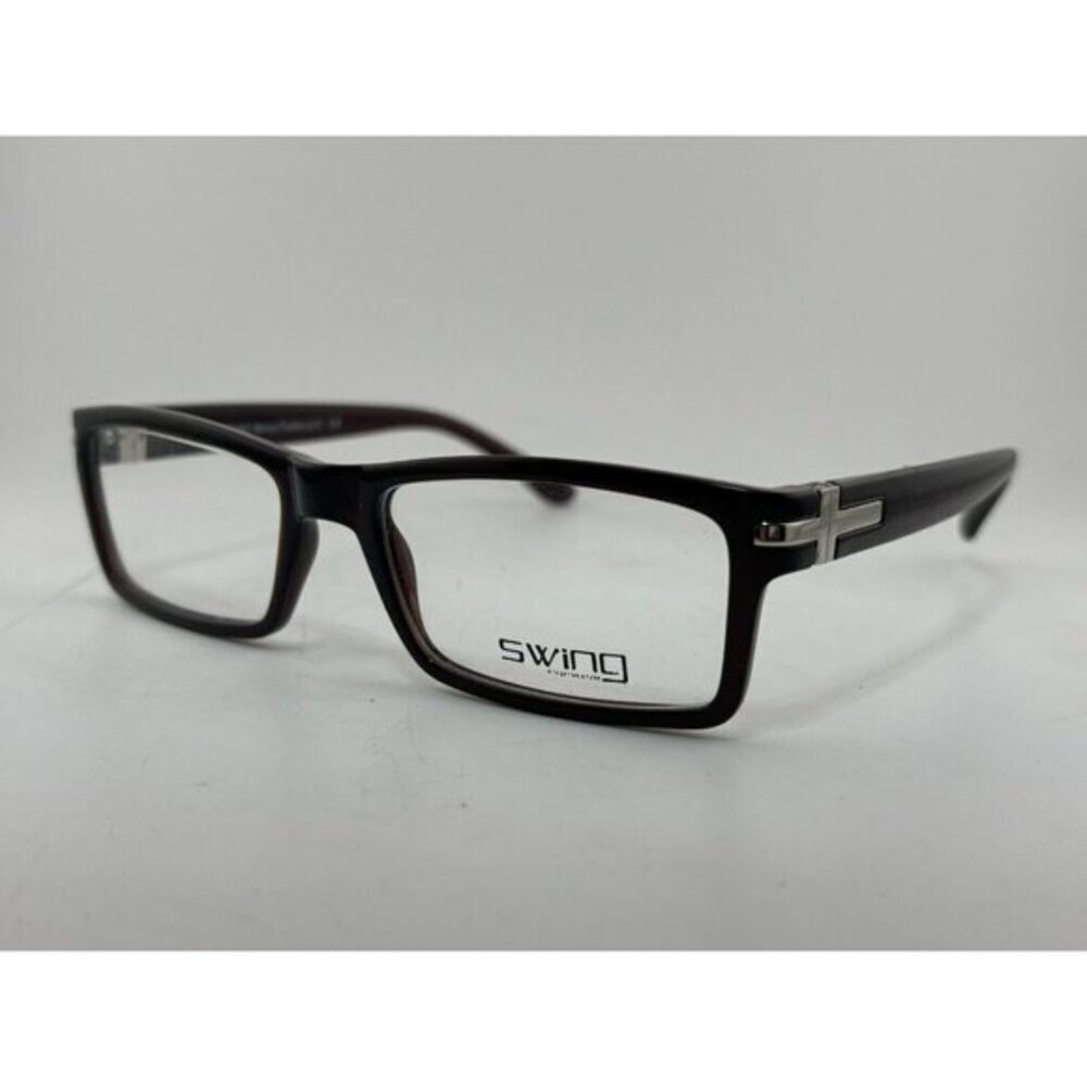 SWING Eyewear - Tr 157 54-18-140 Black Silver Eyeglass Frames